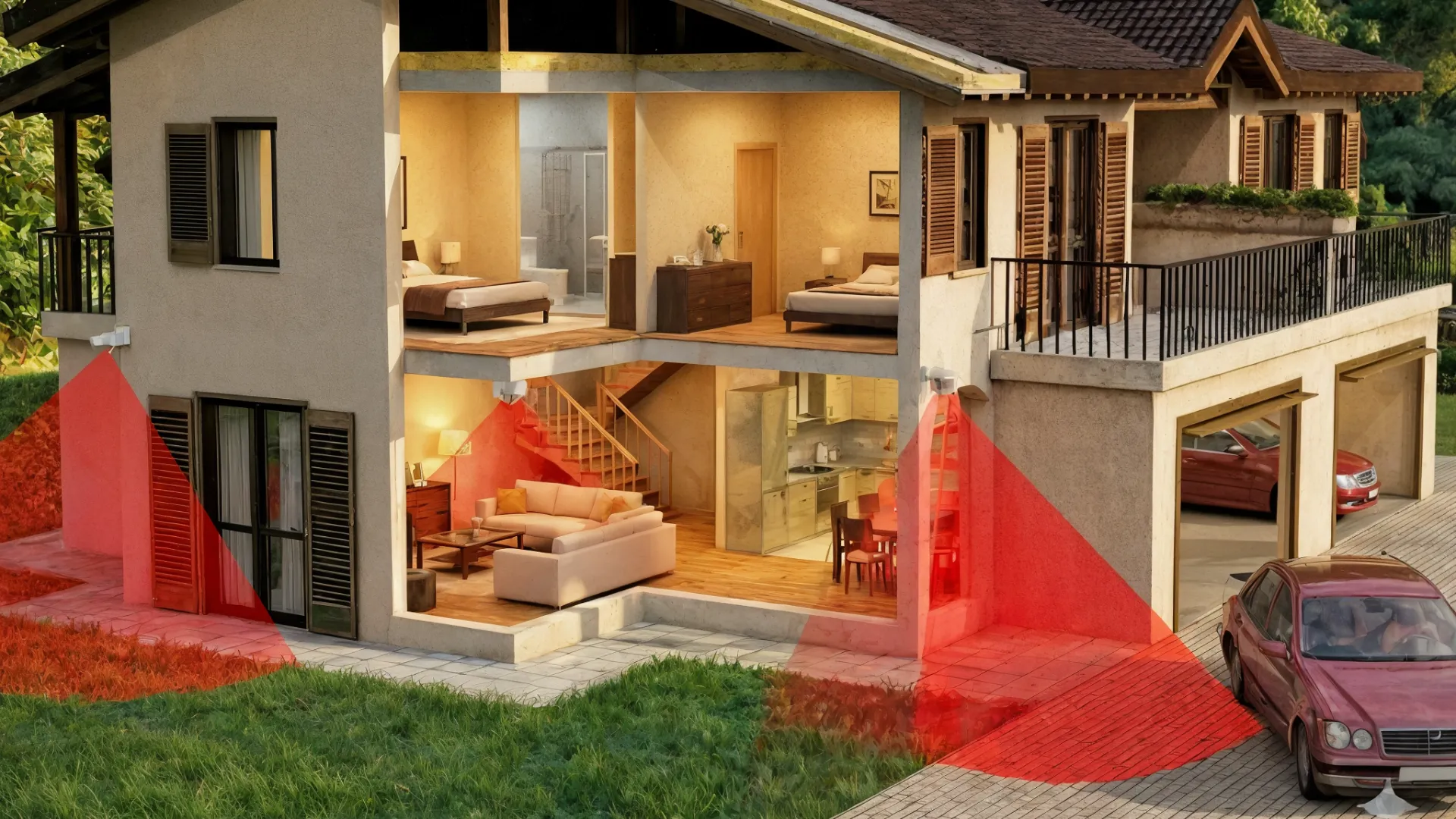 Sensori perimetrali e volumetrici: differenze e utilizzi